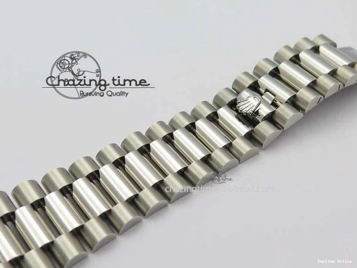 0521 Day-Date 40mm 228206 SS Noob 1:1 Best Edition Quadrant Textured Ice Blue Dial On SS Bracelet A Timeless 3801